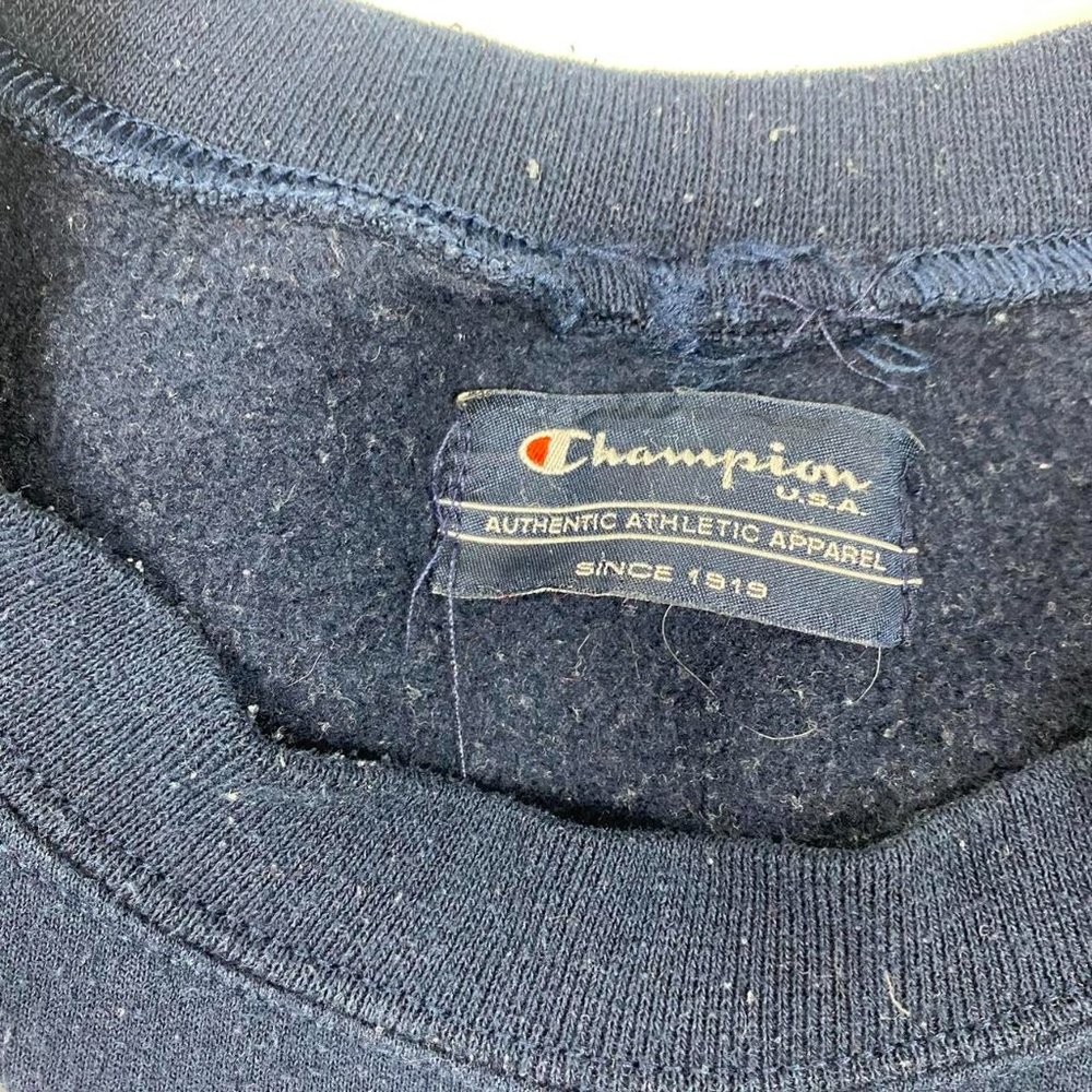 Champion Blue White Full Sleeve Sweatshirt Size Mens M - Picture 2 of 3